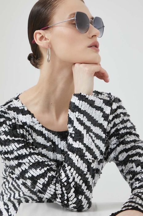 Сонцезахисні окуляри Guess жіночі колір чорний (3193693)