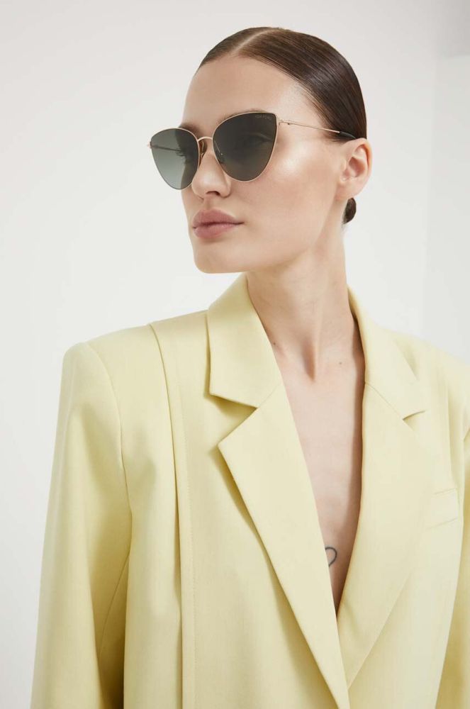 Сонцезахисні окуляри Tom Ford жіночі колір чорний (3170581)