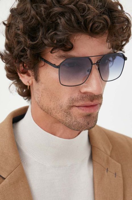 Сонцезахисні окуляри Guess чоловічі колір чорний (3439947)