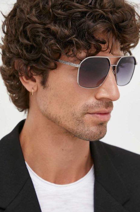 Сонцезахисні окуляри Guess чоловічі колір срібний (3439948)