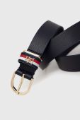 Шкіряний ремінь Tommy Hilfiger жіночий колір синій (2837214)
