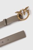 Шкіряний ремінь Pinko жіночий колір бежевий (3432915)