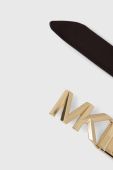 Двосторонній шкіряний ремінь MICHAEL Michael Kors жіночий колір коричневий (2923806)