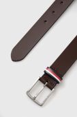 Дитячий шкіряний ремінь Tommy Hilfiger колір коричневий