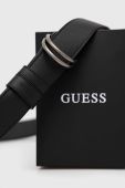 Шкіряний ремінь Guess чоловічий колір чорний (2856586)