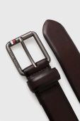 Шкіряний ремінь Tommy Hilfiger чоловічий колір коричневий (2990560)