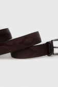 Шкіряний ремінь Sisley чоловічий колір коричневий (3216937)
