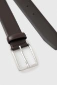 Шкіряний ремінь BOSS чоловічий колір коричневий (3074421)