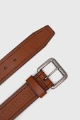 Шкіряний ремінь Superdry чоловічий колір коричневий (3163272)