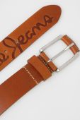 Шкіряний ремінь Pepe Jeans чоловічий колір коричневий (3132454)