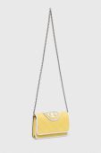 Шкіряна сумочка Tory Burch колір жовтий (3019633)