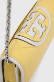 Шкіряна сумочка Tory Burch колір жовтий (3019633)