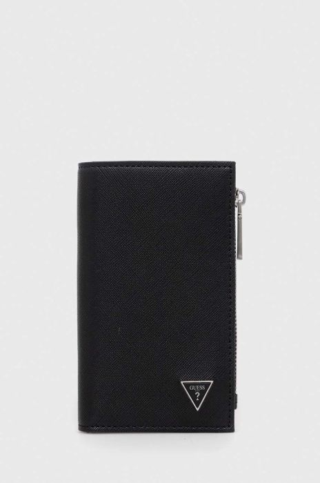 Гаманець Guess чоловічий колір чорний (3147942)