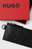 Шкіряний чохол для карти HUGO колір чорний