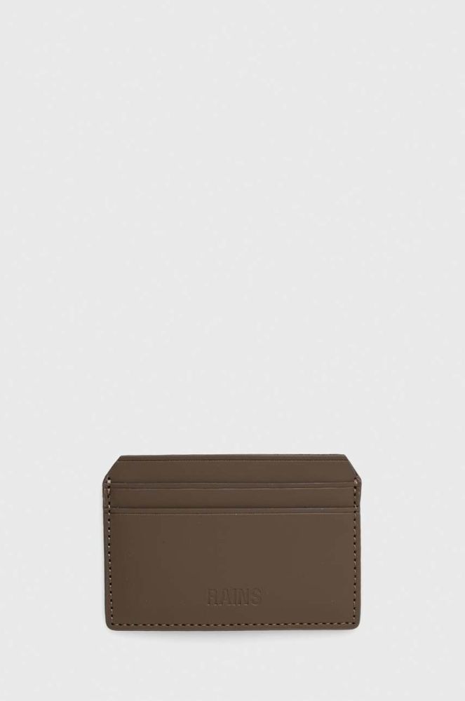 Чохол на банківські карти Rains 16240 Card Holder колір коричневий 16240.66-66Wood