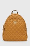Рюкзак Guess жіночий колір жовтий малий однотонний