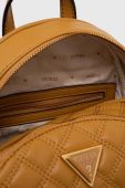 Рюкзак Guess жіночий колір жовтий малий однотонний
