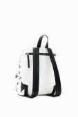 Рюкзак Desigual жіночий колір білий малий візерунок