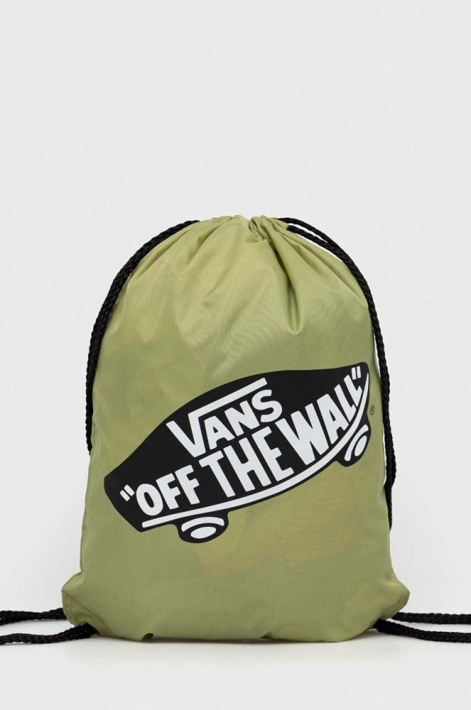 Рюкзак Vans колір зелений з принтом VN000SUFW0I1-FERN