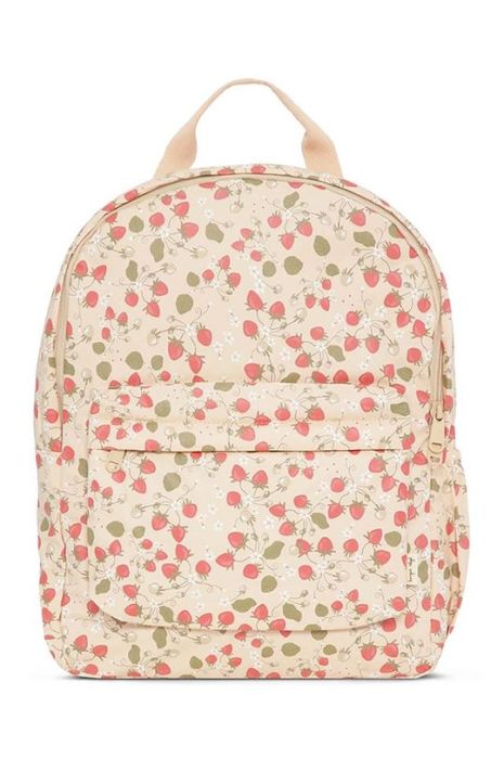 Дитячий рюкзак Konges Sl?jd колір червоний великий візерунок