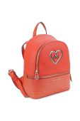 Дитячий рюкзак Michael Kors колір помаранчевий малий візерунок