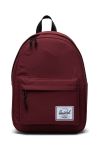 Рюкзак Herschel Classic Backpack колір бордовий великий однотонний