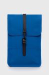 Рюкзак Rains 12800 Backpack Mini великий однотонний 12800.83-83Waves колір блакитний