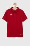 Дитяче поло adidas Performance ENT22 POLO Y колір червоний однотонне