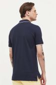 Поло HUGO чоловічий колір синій однотонний (3151163)