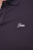 Поло Guess чоловічий колір синій однотонний (3181542)