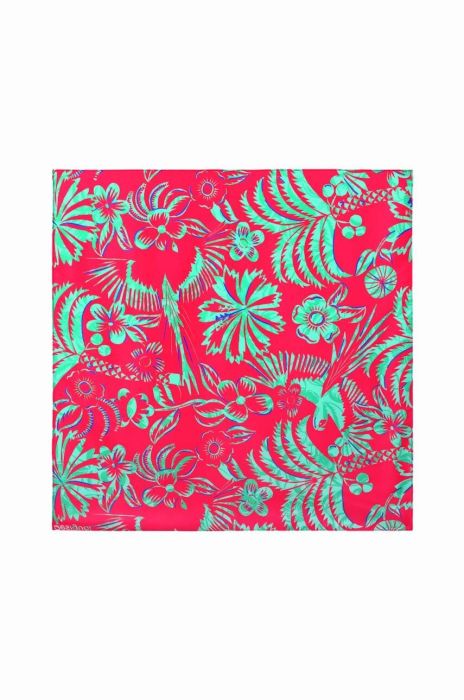 Хустка Desigual жіноча колір рожевий візерунок (3140546)