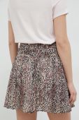 Спідниця Guess mini розкльошена колір барвистий (2896678)