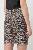 Спідниця Notes du Nord колір коричневий mini олівець