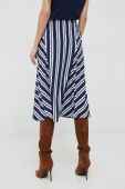 Спідниця Lauren Ralph Lauren колір синій midi розкльошена (2893796)