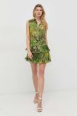 Спідниця Guess колір зелений mini розкльошена (2975031)