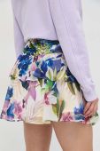 Спідниця Guess mini розкльошена колір барвистий (2975016)