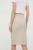 Спідниця Guess колір бежевий mini пряма (3039712)