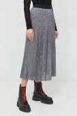Спідниця Karl Lagerfeld колір сірий midi розкльошена