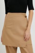 Спідниця By Malene Birger колір бежевий mini олівець