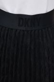 Спідниця Dkny колір чорний mini розкльошена (2874044)