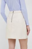 Спідниця Pepe Jeans колір бежевий mini пряма
