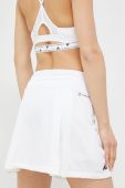 Спідниця adidas Performance колір білий mini розкльошена