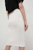 Спідниця Liu Jo колір бежевий midi олівець