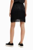 Спідниця Desigual колір чорний mini пряма (3031410)