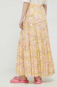 Спідниця Billabong колір жовтий maxi розкльошена