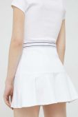 Спідниця Tommy Jeans колір білий mini розкльошена (2996680)