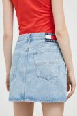 Джинсова спідниця Tommy Jeans mini пряма колір блакитний (3222050)