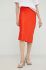Спідниця Samsoe Samsoe колір помаранчевий midi пряма