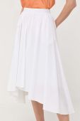 Спідниця MICHAEL Michael Kors колір білий midi розкльошена