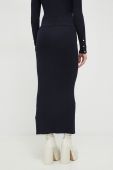 Спідниця Morgan колір синій maxi олівець